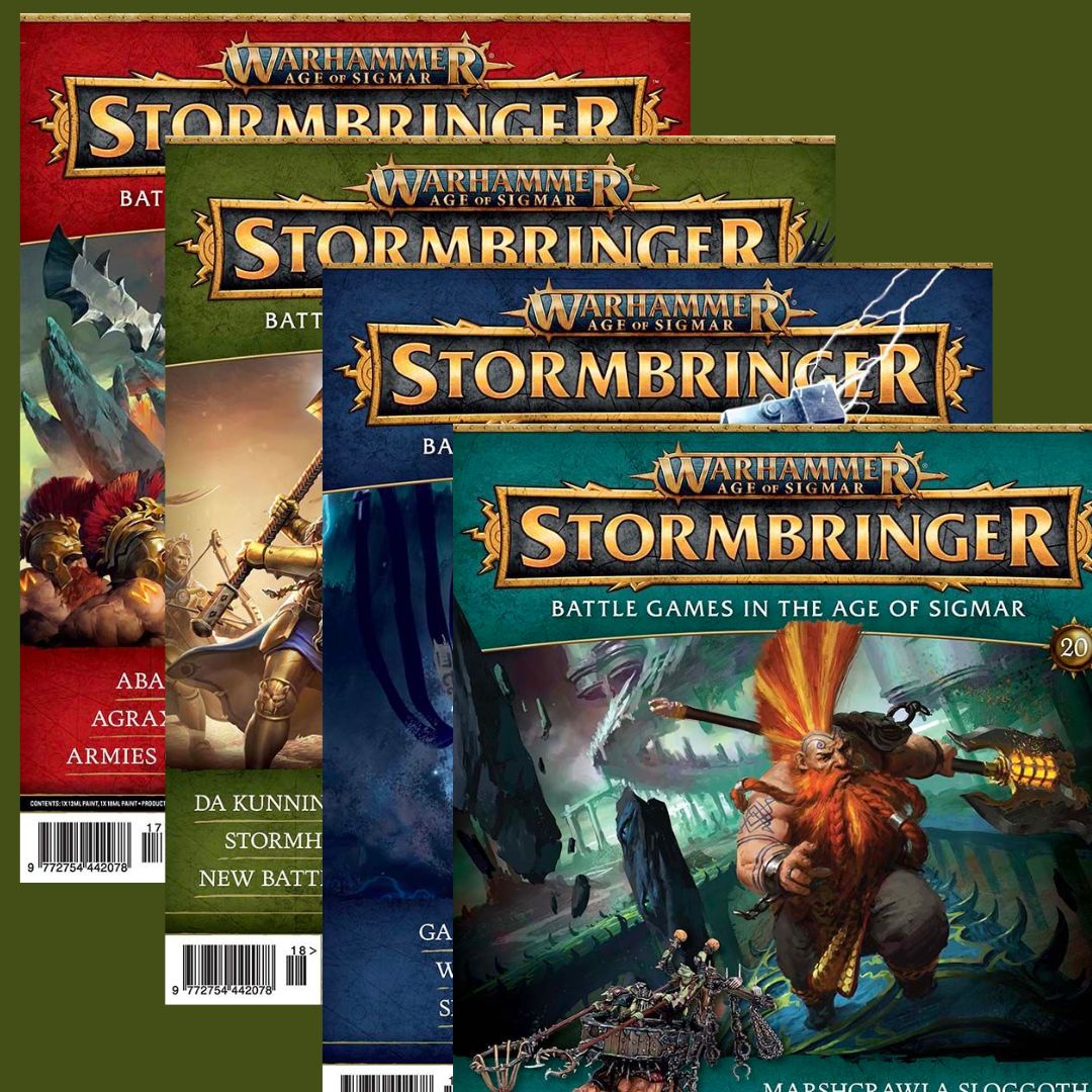 three books of warhammerer and stormbringer