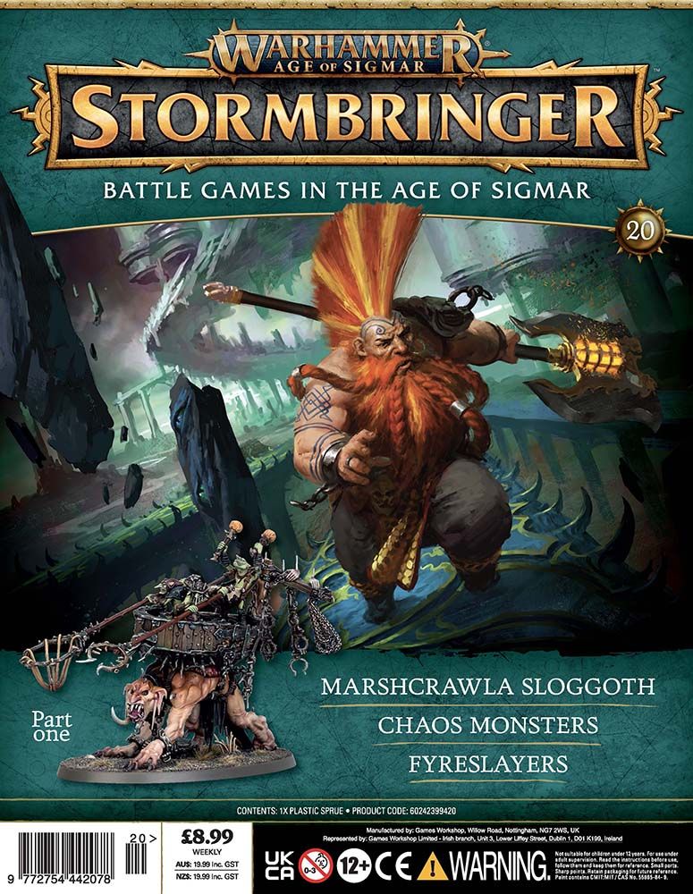 a warhammer board game with a character on it