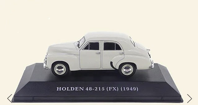 a model of a white car on a black base