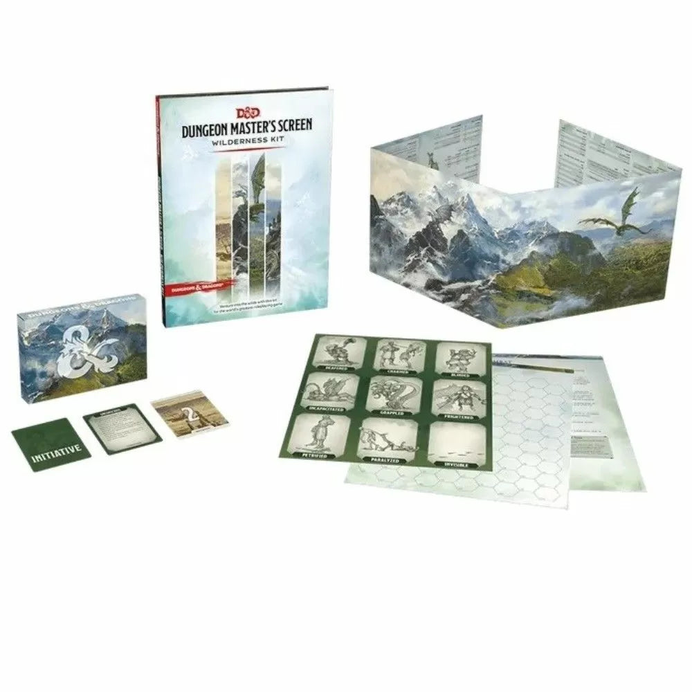 a box with a picture of a mountain scene