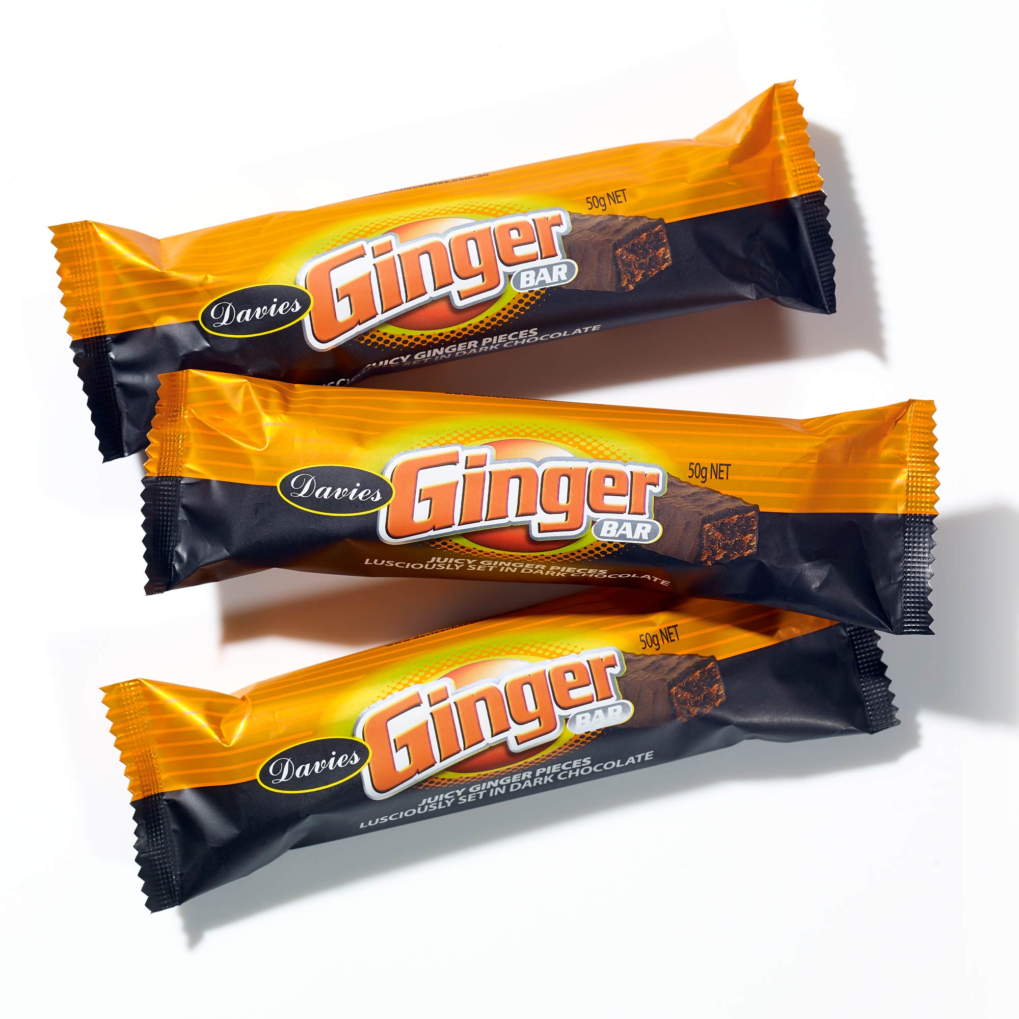 Dark Chocolate Ginger Bar 50g