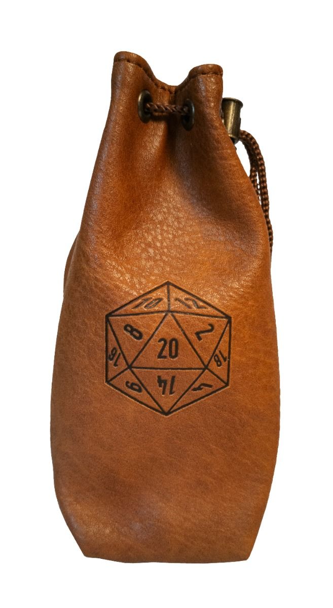 Premium Small Dice Bag - Tan Brown