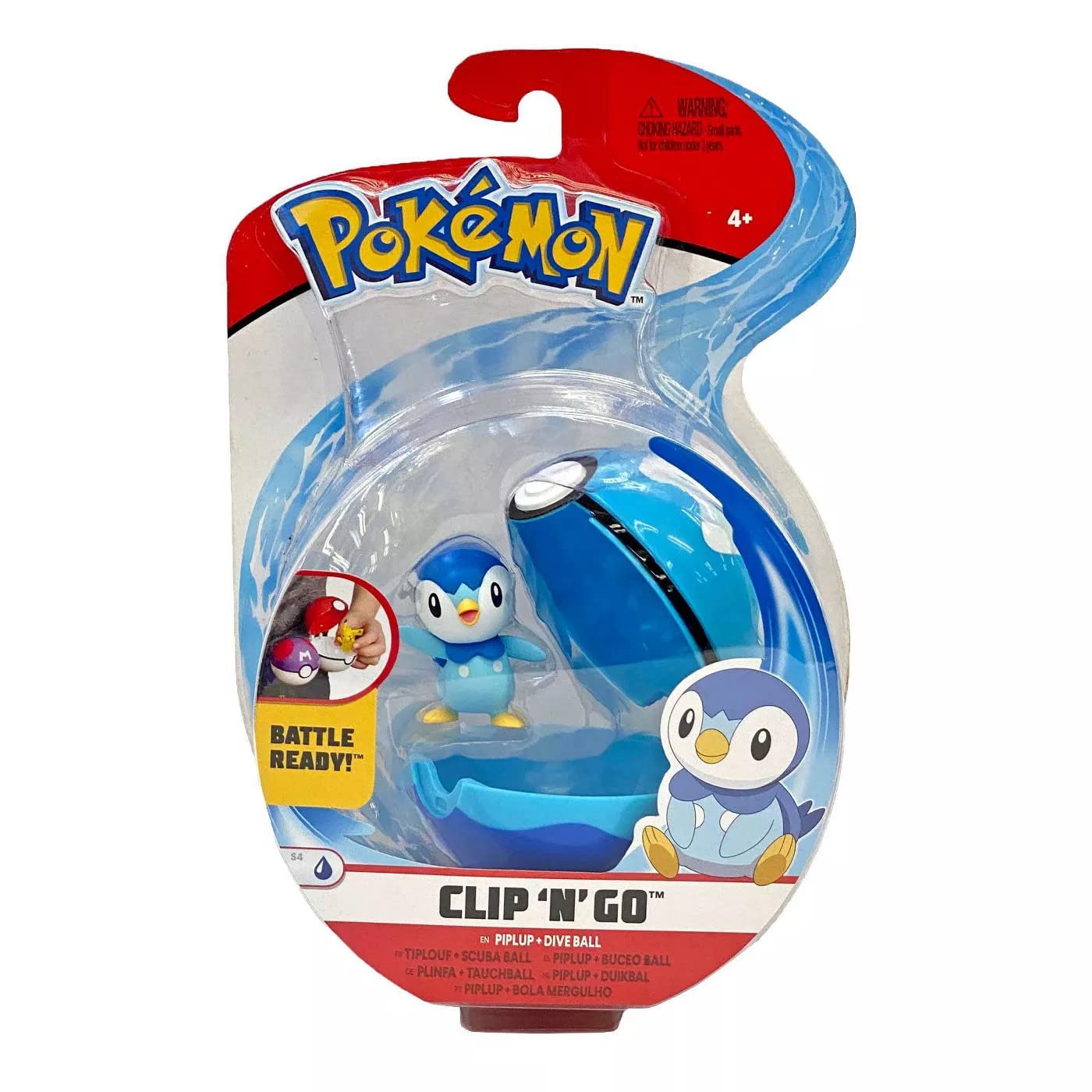 Pokemon Clip N Go - Piplup